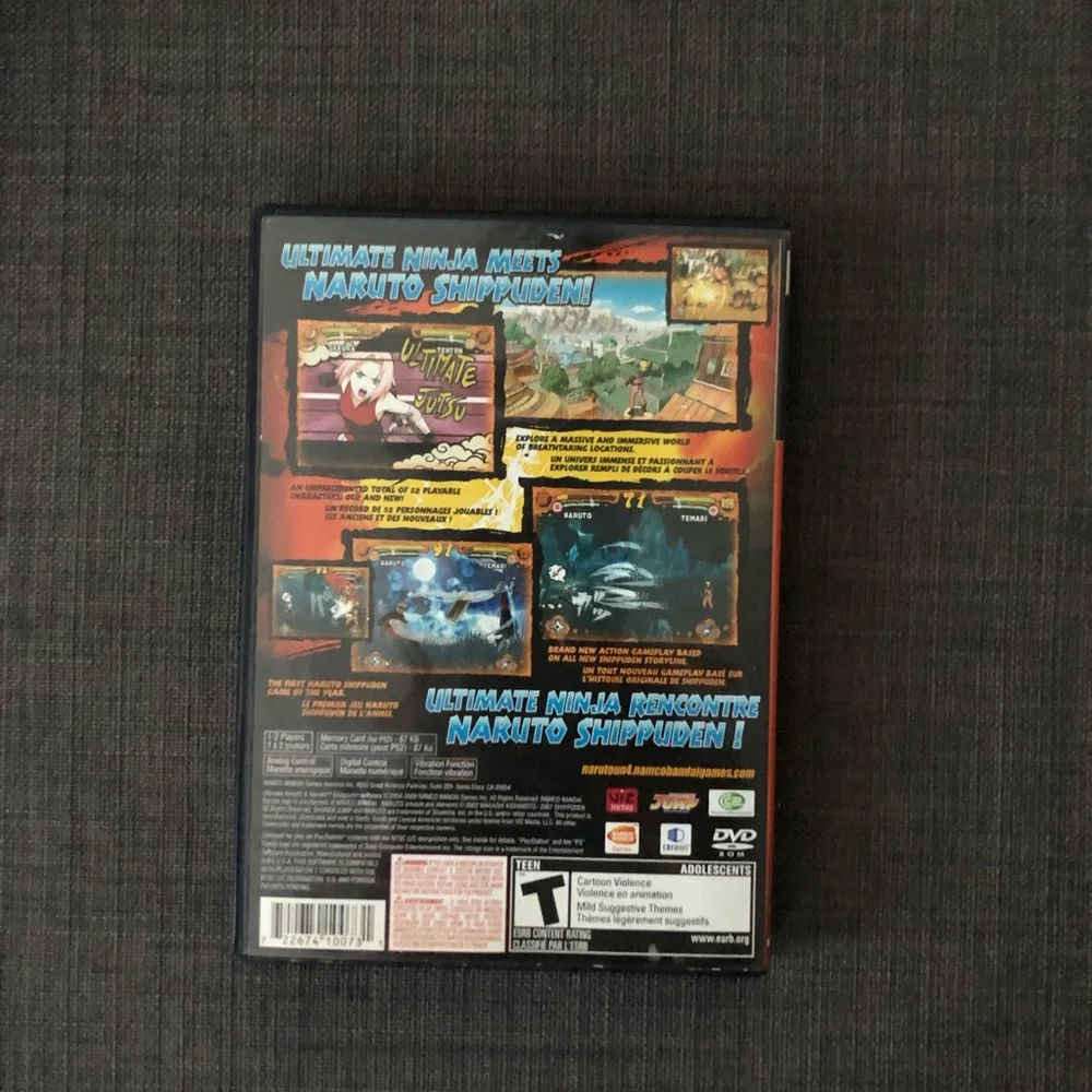 Ultimate Ninja 4: Naruto Shippuden Playstation 2‎ Game Sony PS2 - Picture 2 of 3